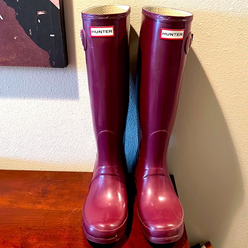 Hunter Women's Purple Rain Boots